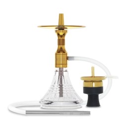 Ναργιλές AMY Deluxe Cage Mini 126.03 Gold-Clear 44cm